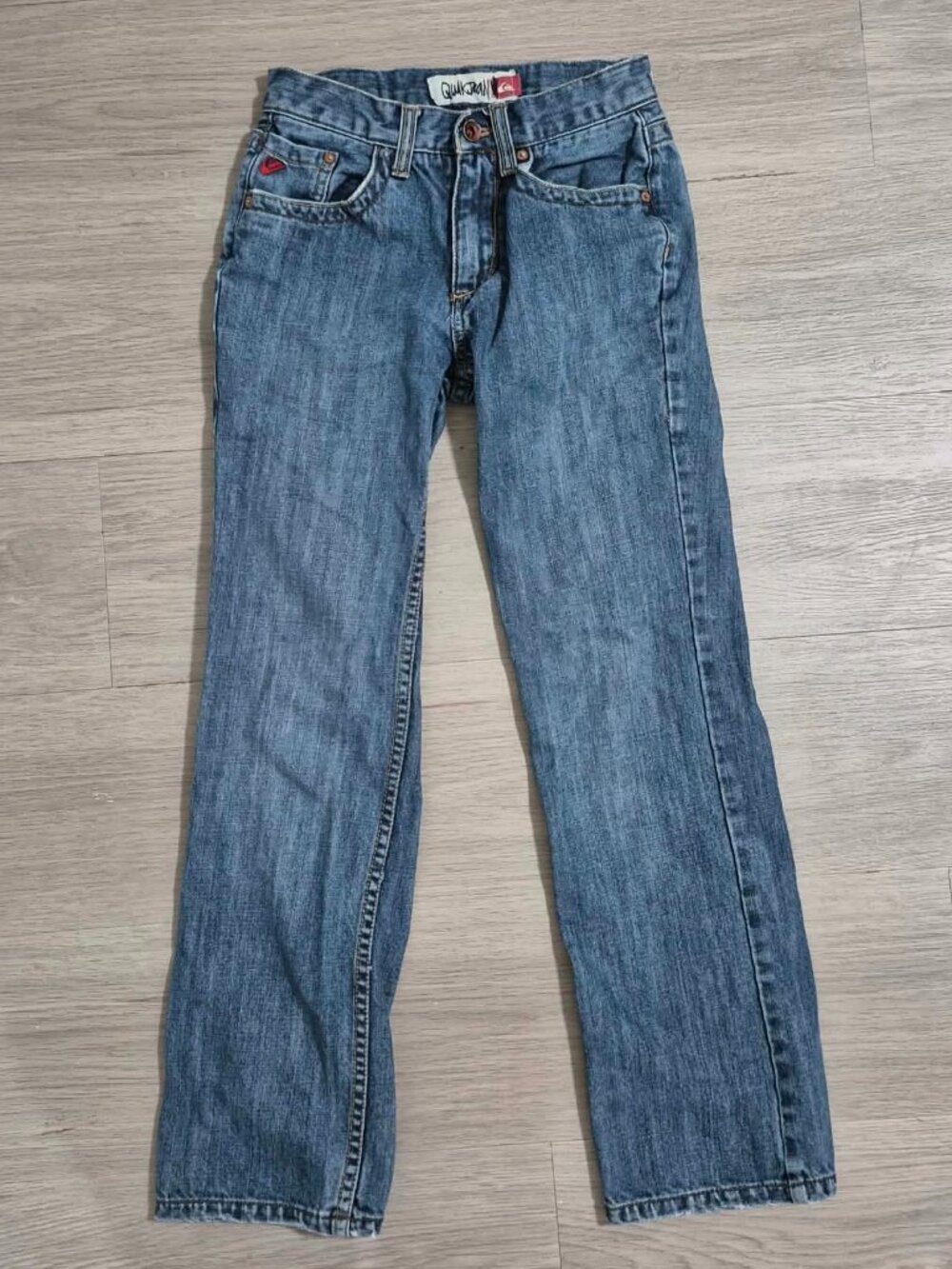 Vintage Quiksilver Straight Leg Blue Jeans Size 26 x 12